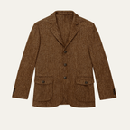 Men's single-breasted heritage blazer
