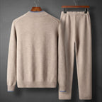 Men's two-piece zip tracksuit set — detail view