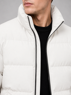 Men's thick zip-up puffer jacket — alternate view