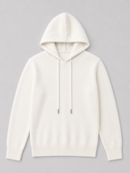 Men's hooded knit pullover sweater — additional view
