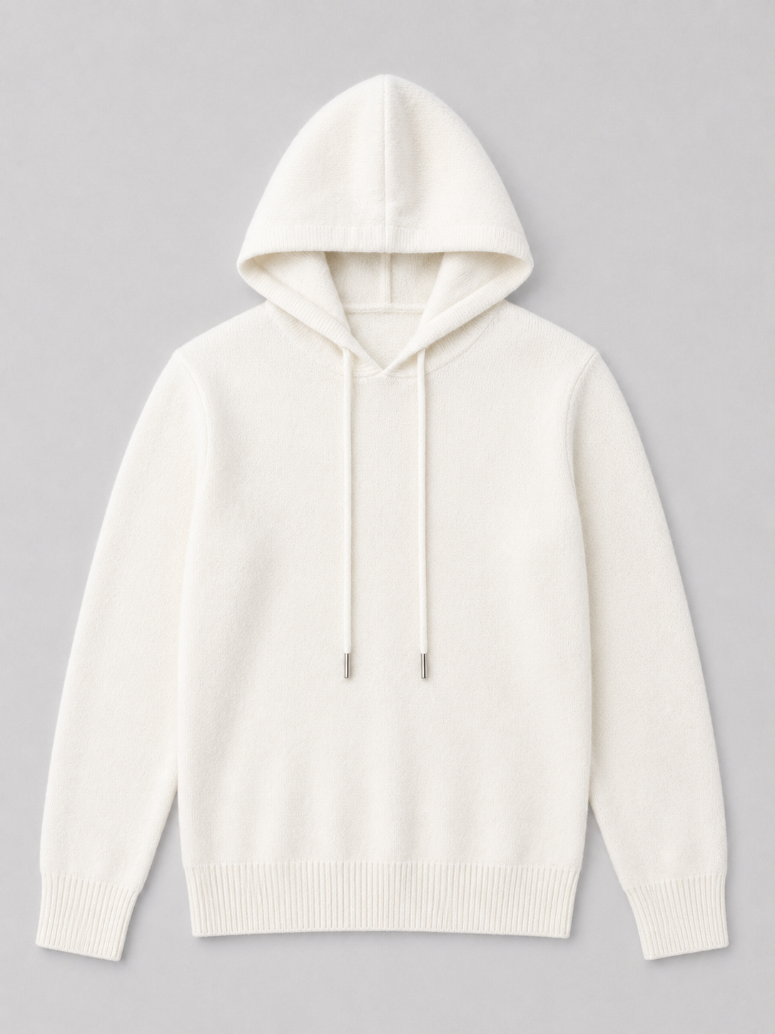 Men's hooded knit pullover sweater — additional view