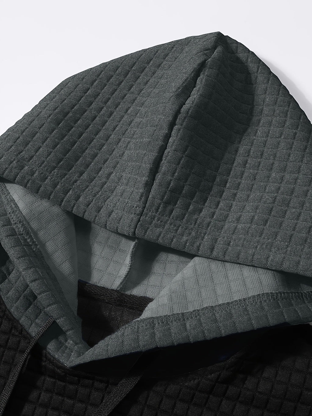 Knox | Color Block Textured Hoodie