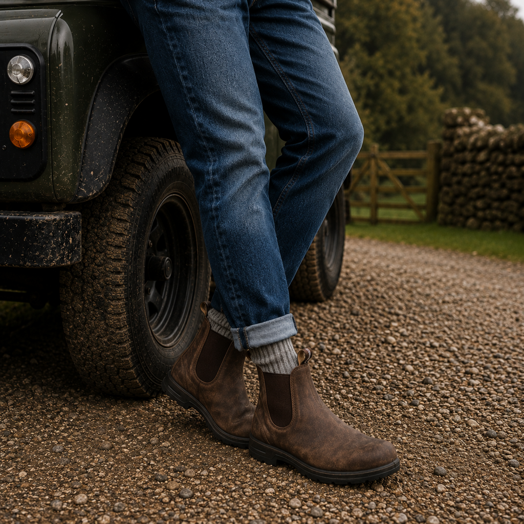 Men's slip-on chelsea boots — additional view