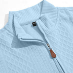 Kester | Textured Quarter-Zip Sweater