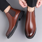 Men's slip-on classic chelsea boots — detail view