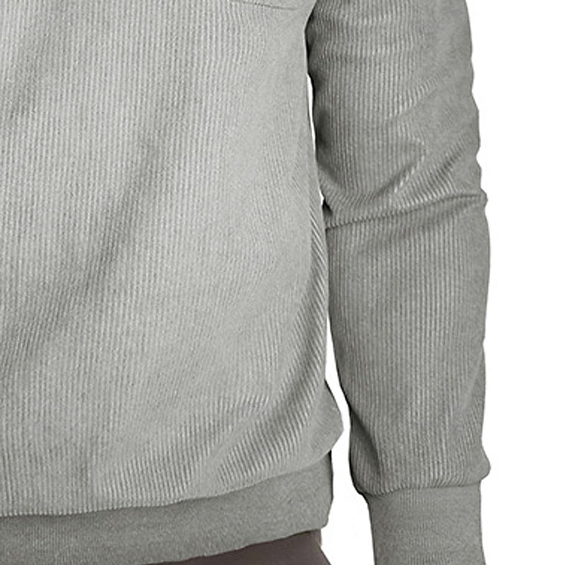 Merrick | Textured Half-Button Knit Pullover