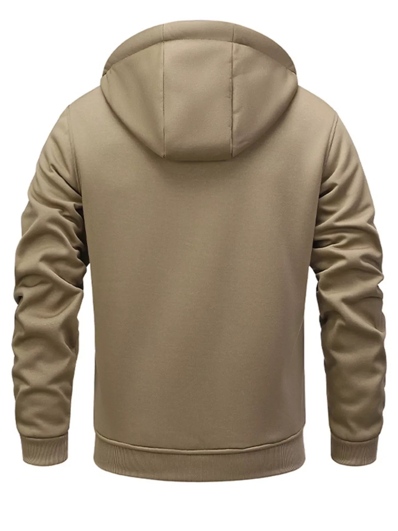 Men's zip-up fleece-lined hoodie — additional view