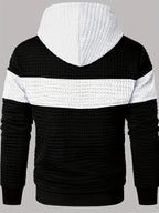 Knox | Color Block Textured Hoodie