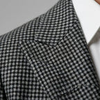 Men's double-breasted checked blazer — additional view