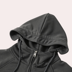 Men's fleece-lined half-zip hoodie — additional view
