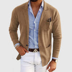 Men's lightweight casual blazer — detail view