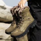 Men's waterproof fur-lined snow boots — additional view