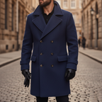 Men's classic wool winter coat