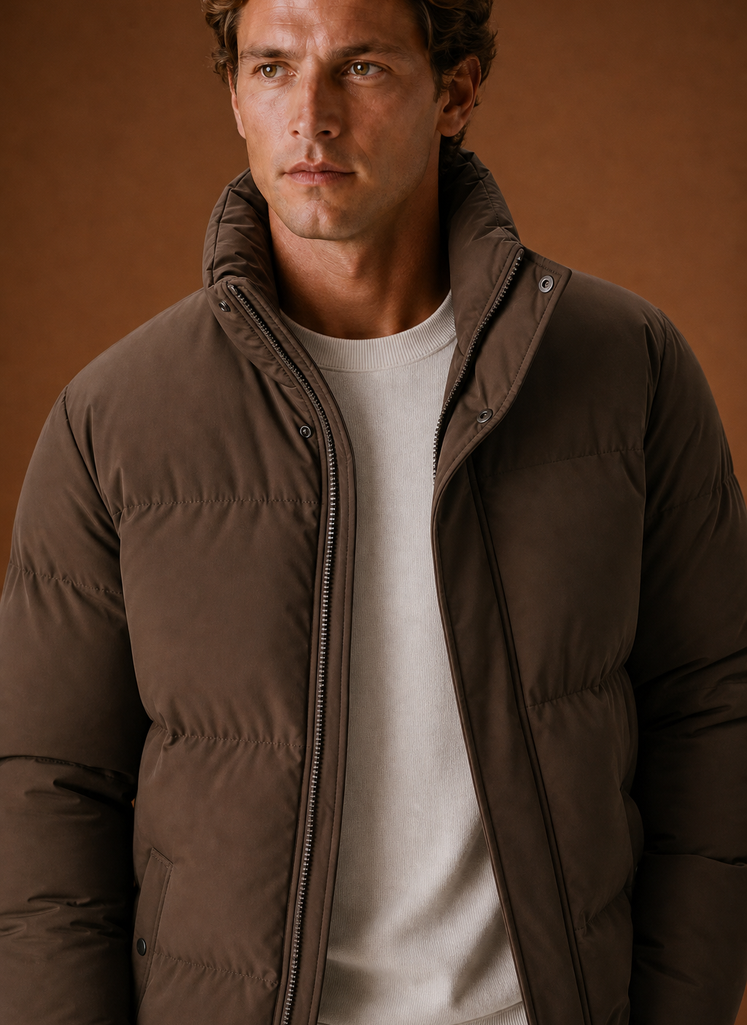 Men's oversized puffer jacket — additional view