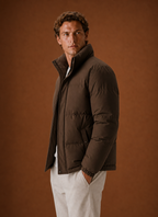 Men's oversized puffer jacket — alternate view