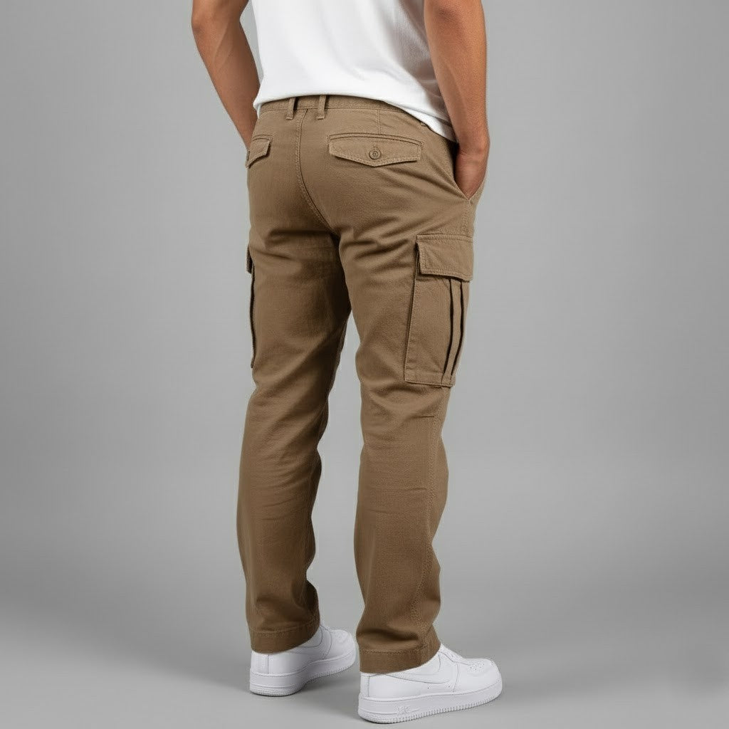 Men's relaxed-fit cargo pants — additional view