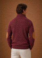 Men's mock-neck layering knit pullover — additional view