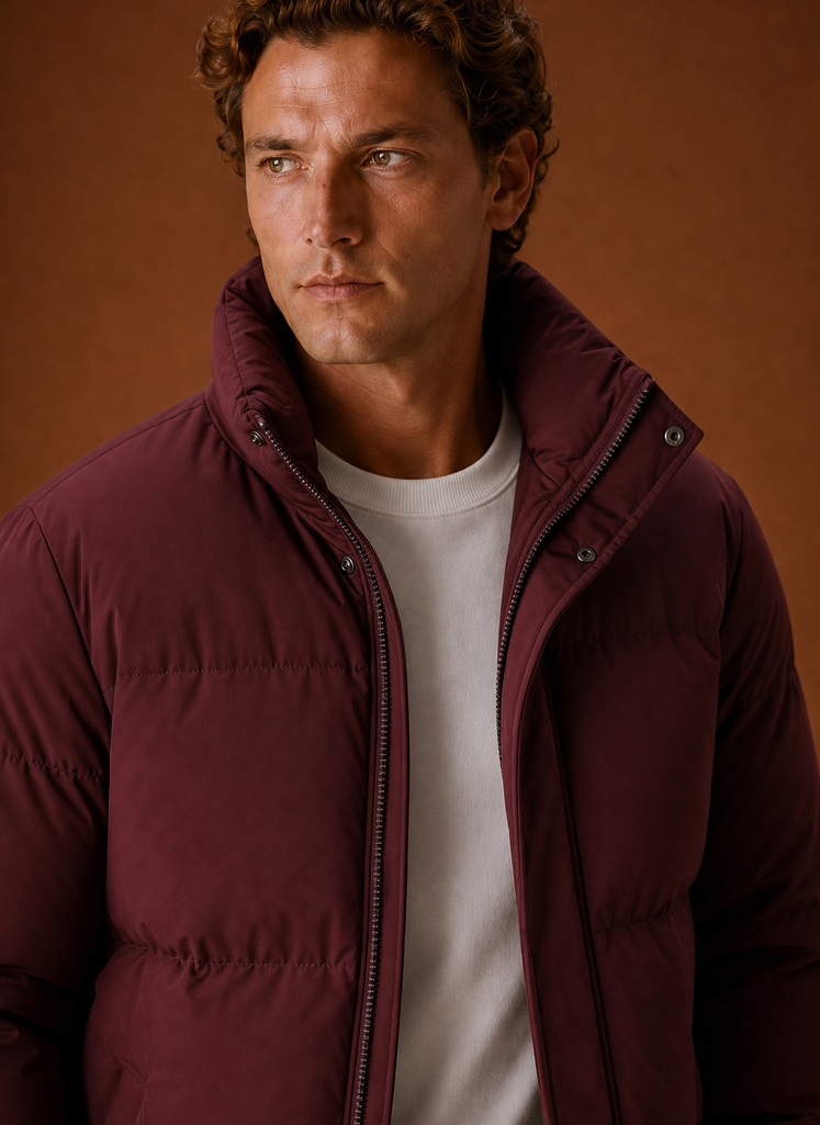 Men's oversized puffer jacket — additional view