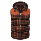 Men's quilted hooded gilet — alternate view
