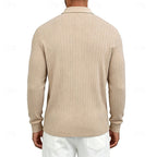 Vernon | Quarter-Zip Textured Polo Shirt