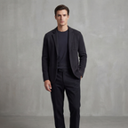 Men's lapel collar tailored fit jacket
