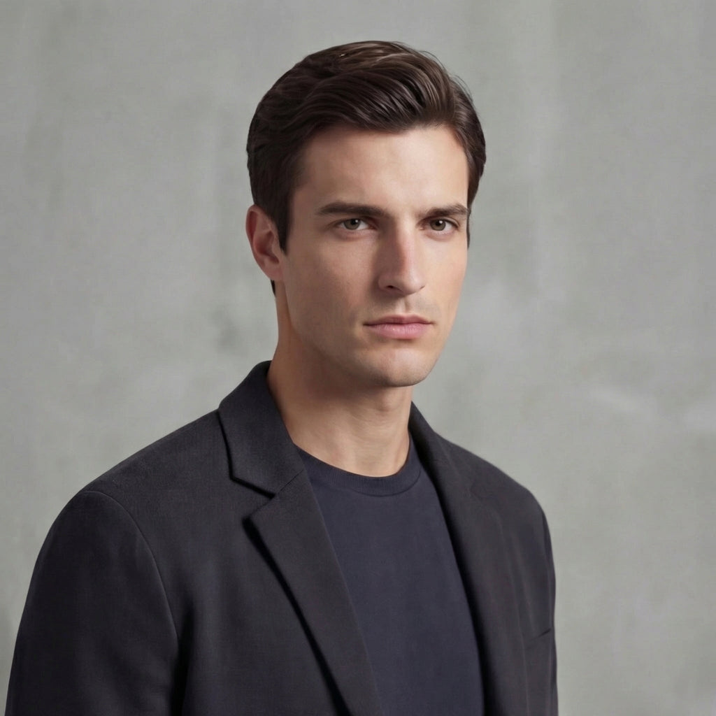 Men's lapel collar tailored fit jacket — additional view