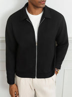 Men's single-breasted wool overcoat — additional view