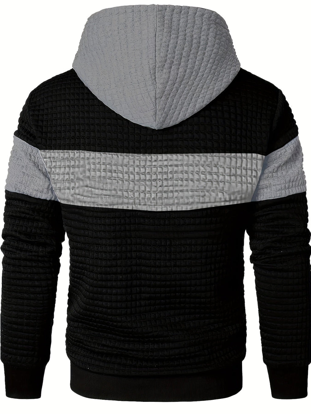 Knox | Color Block Textured Hoodie