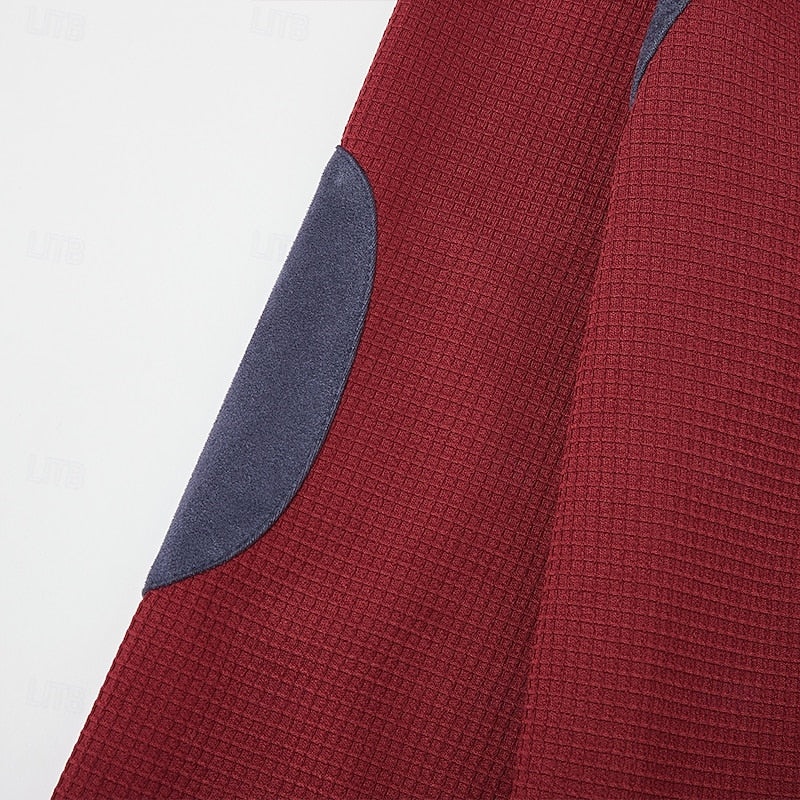 Men's textured quarter-zip sweater — additional view