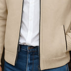 Leland | Stand-Collar Full-Zip Cardigan