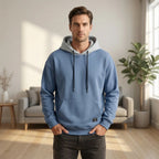Men's hooded relaxed-fit sweatshirt