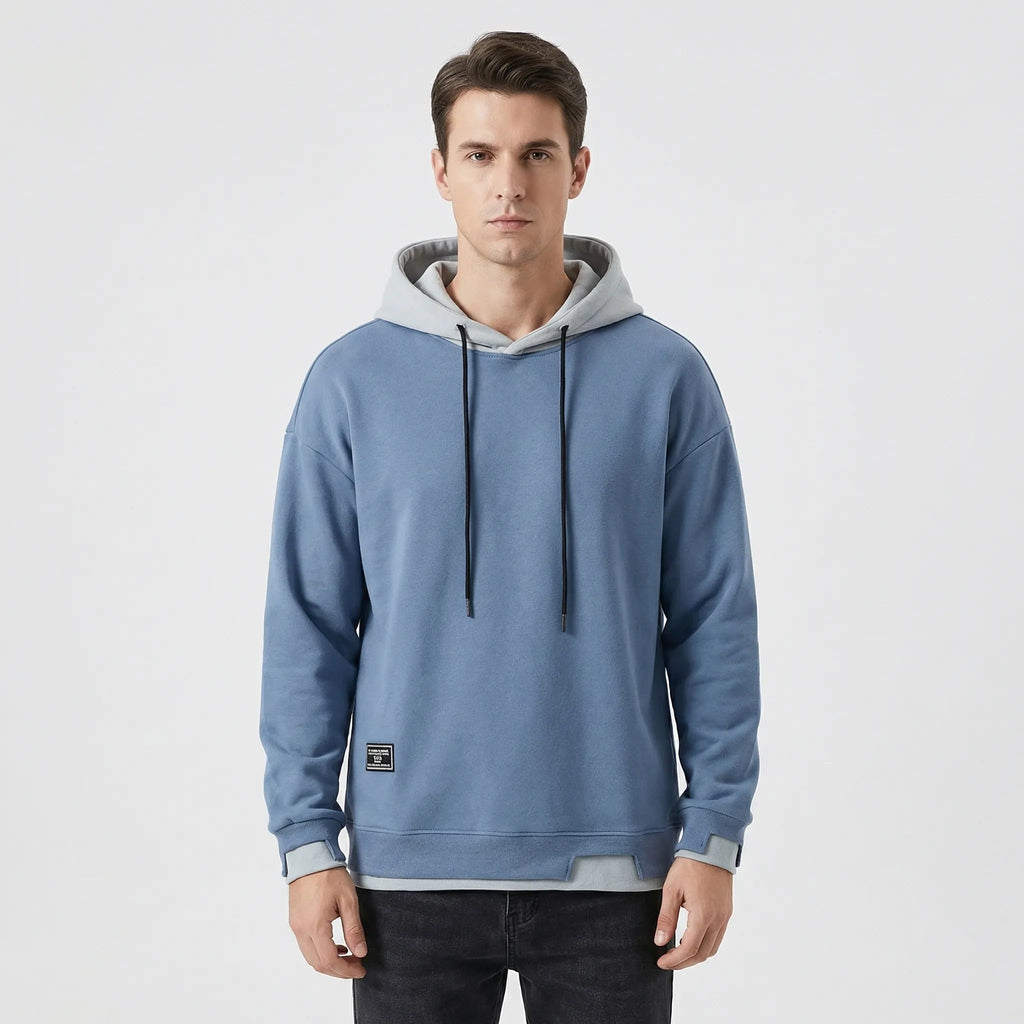 Men's hooded relaxed-fit sweatshirt — additional view