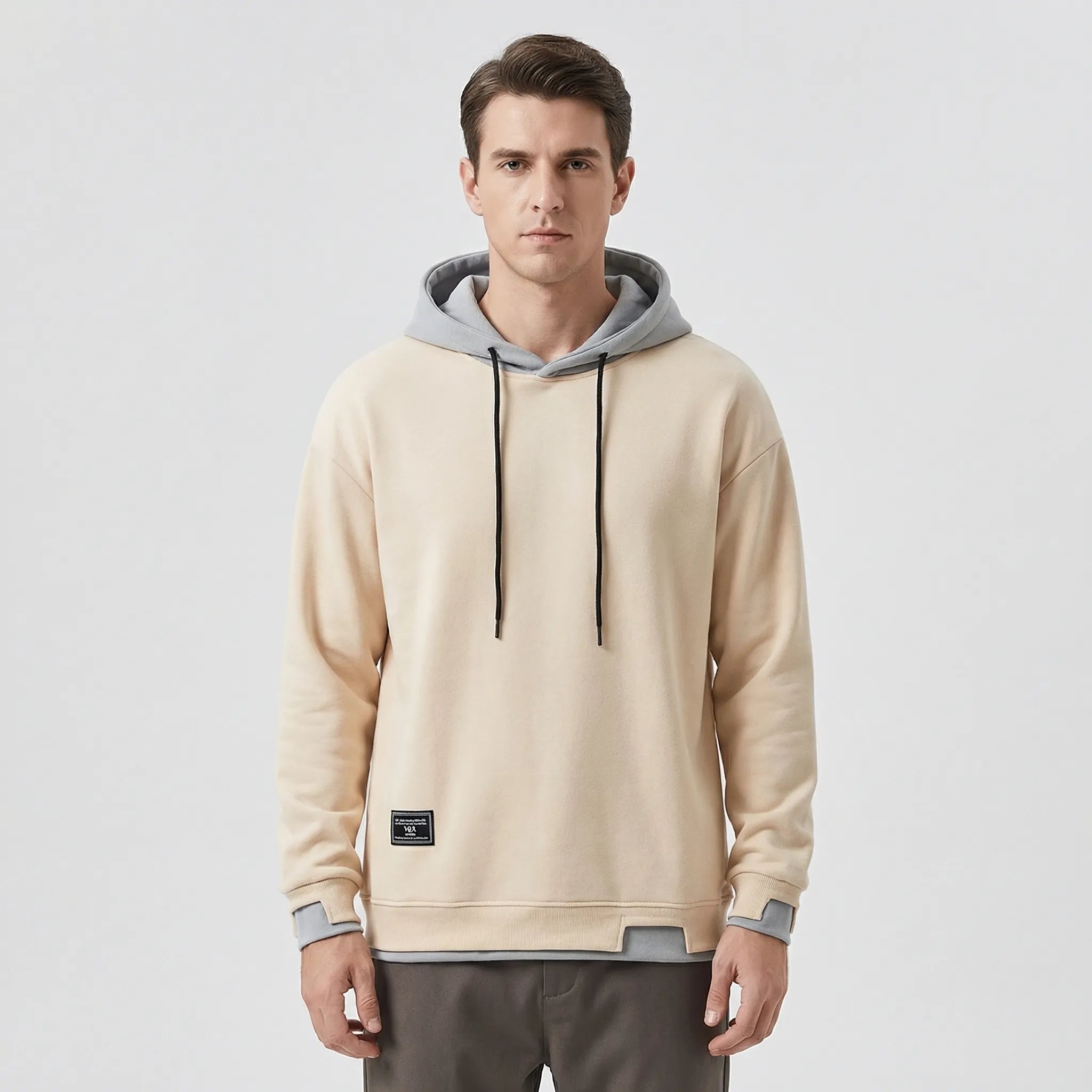 Men's hooded relaxed-fit sweatshirt — additional view