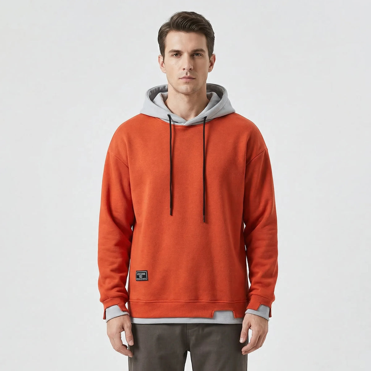 Men's hooded relaxed-fit sweatshirt — additional view