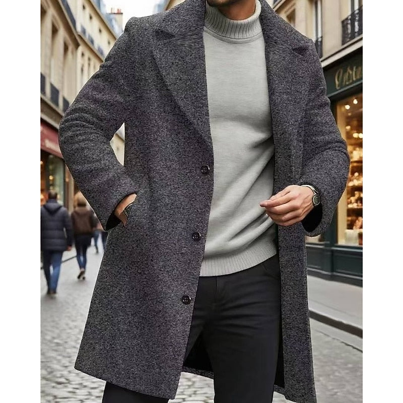 Rowan | Classic Long Overcoat