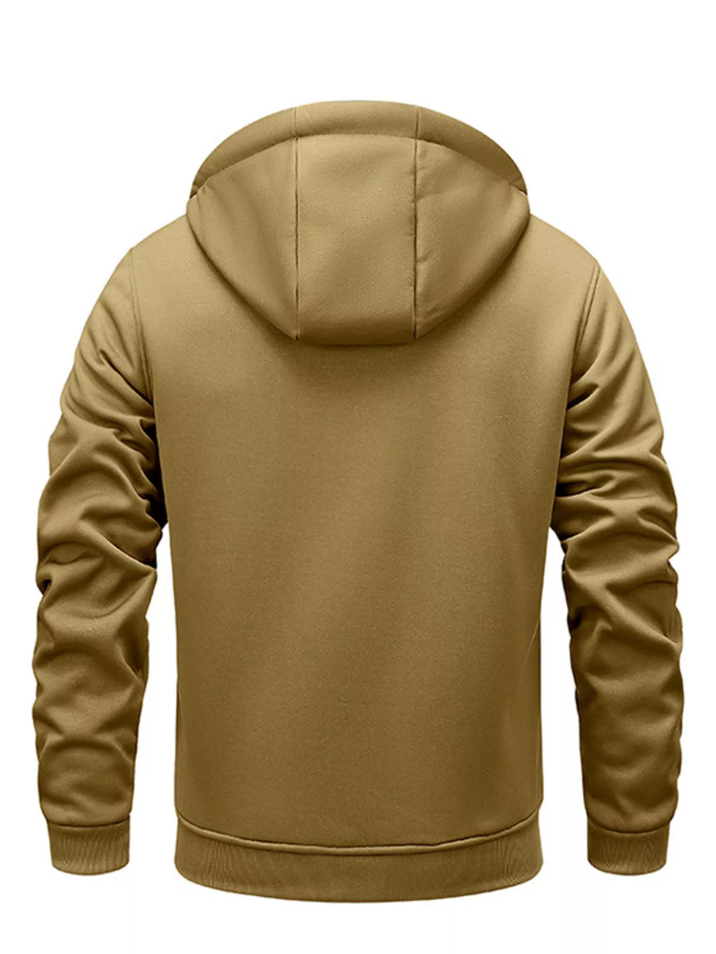 Men's zip-up fleece-lined hoodie — additional view
