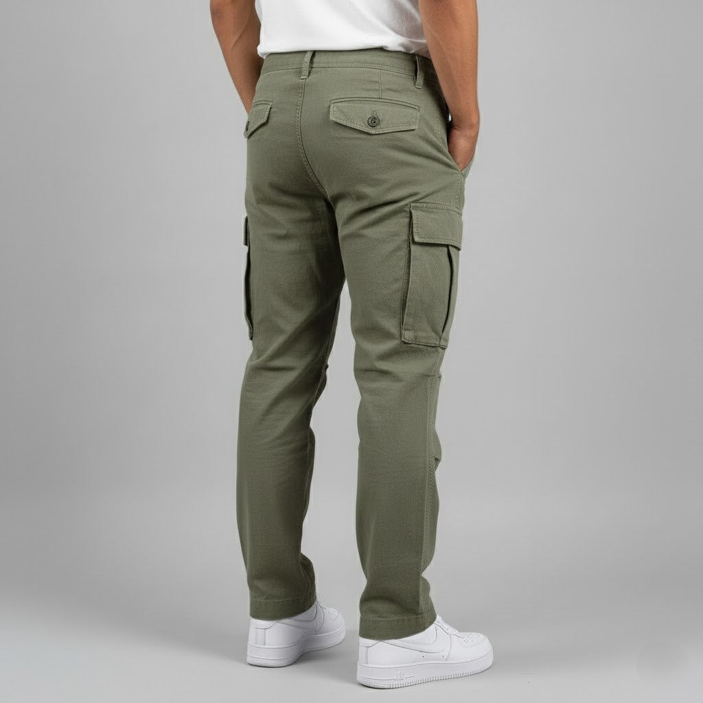 Men's relaxed-fit cargo pants — additional view