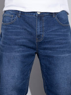Men's straight-leg stretch denim jeans — additional view