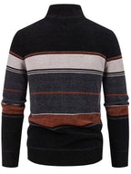 Men's color block ribbed cardigan — additional view