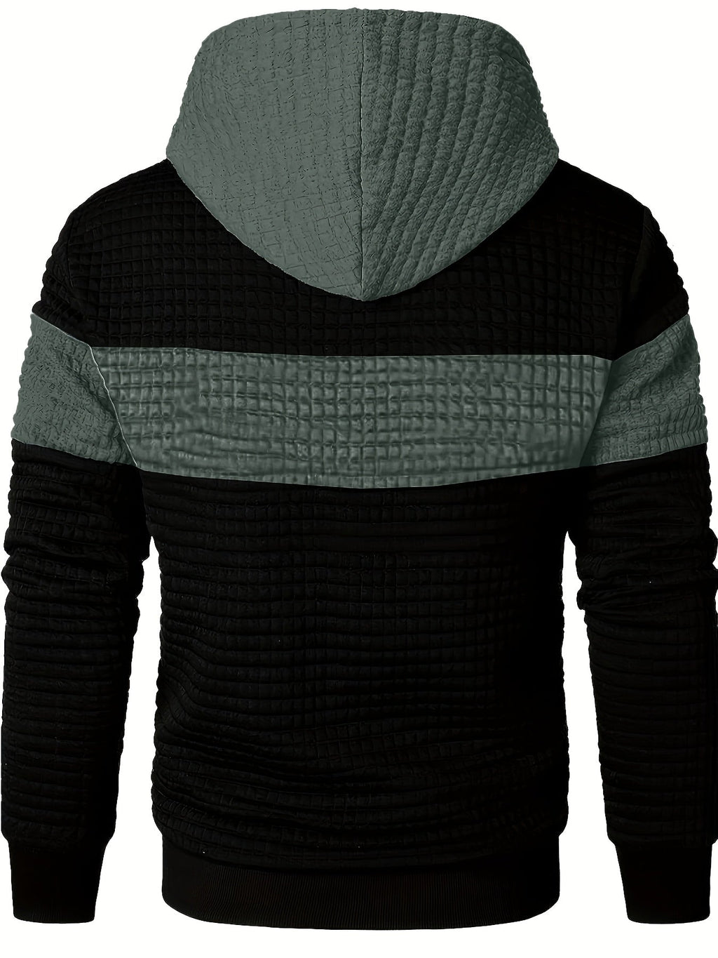 Knox | Color Block Textured Hoodie