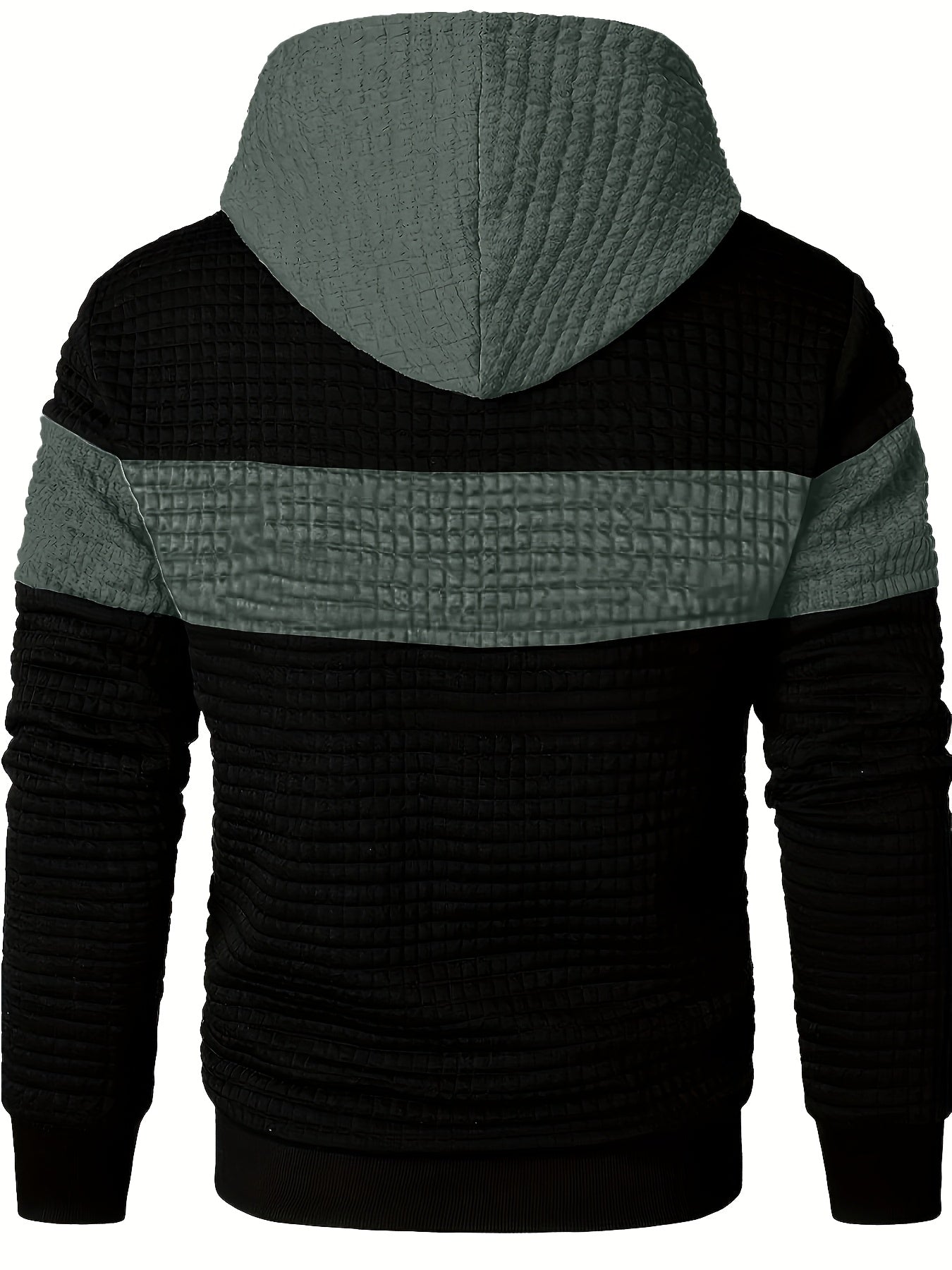 Knox | Color Block Textured Hoodie