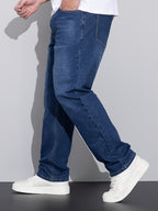 Men's straight-leg stretch denim jeans — additional view