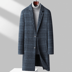 Braxton | Windowpane Wool Winter Coat