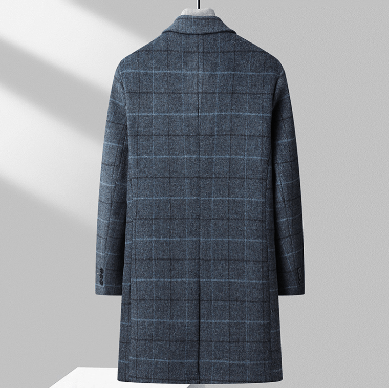 Braxton | Windowpane Wool Winter Coat