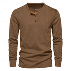Men's ribbed long sleeve shirt — additional view