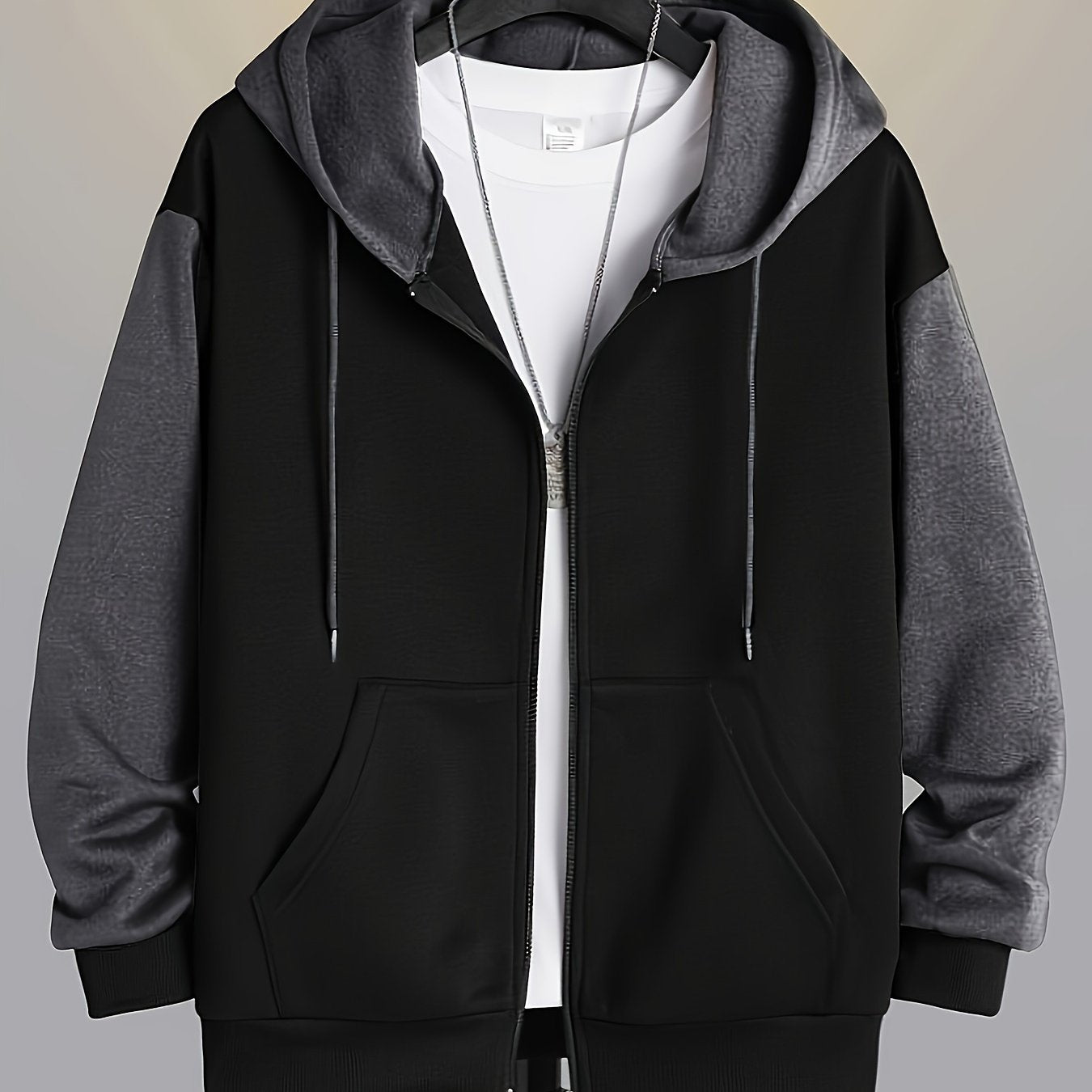 Sinclair | Color Block Zip-Up Hoodie