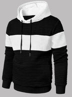 Knox | Color Block Textured Hoodie