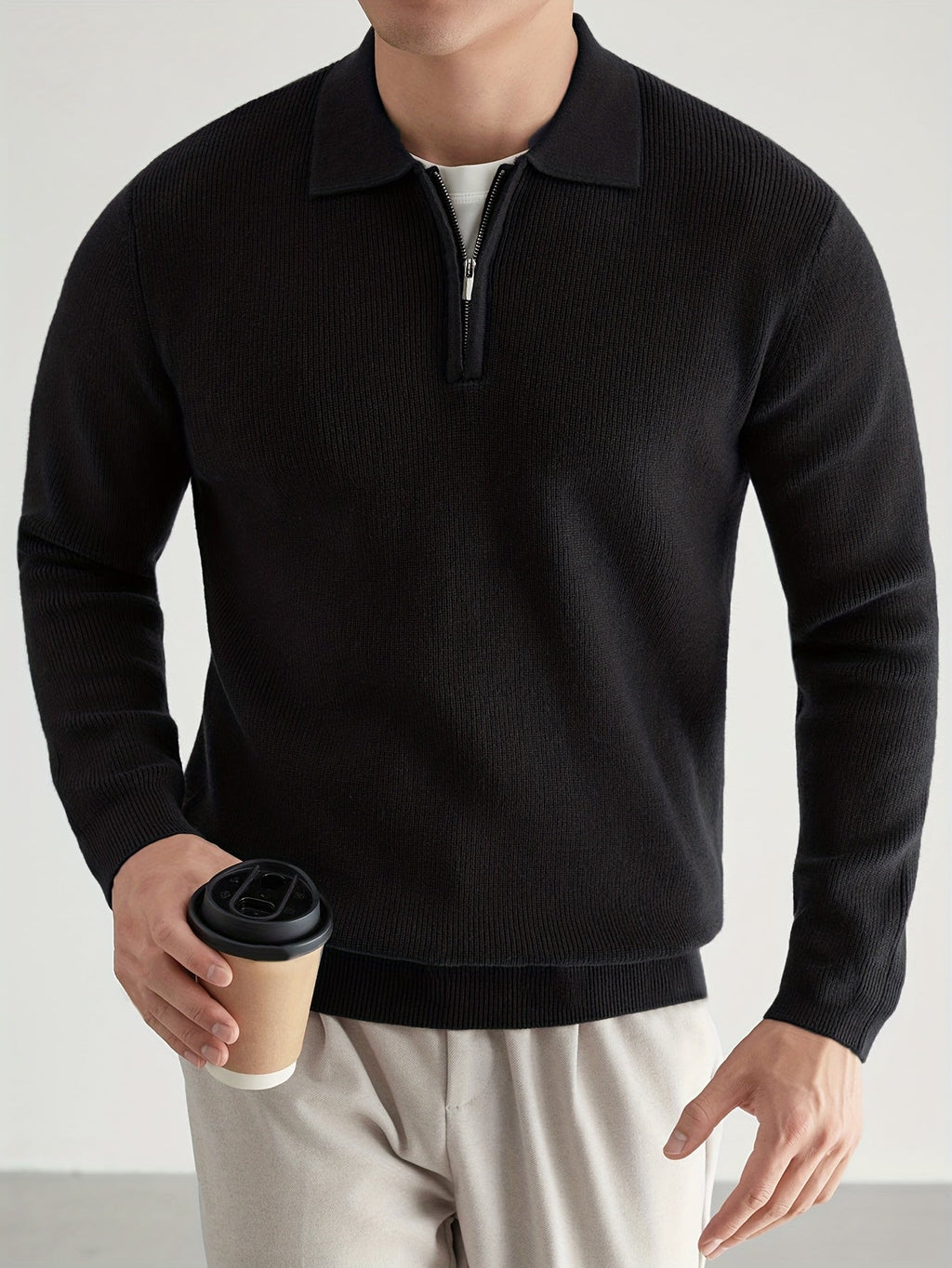 Jefferson | Quarter-Zip Polo Shirt