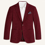 Men's single-breasted herringbone blazer — additional view