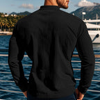Men's ribbed long sleeve shirt — additional view